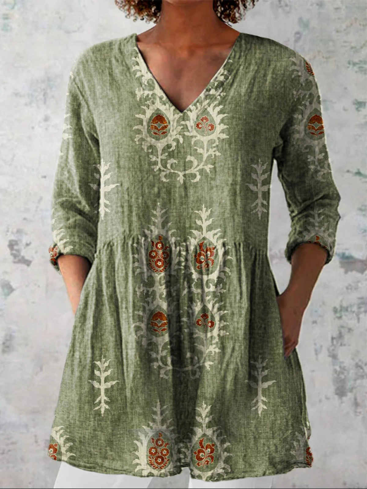 Lisa | Blusa larga con escote en V