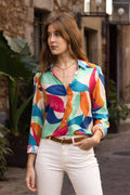 Camisa Abstract Color