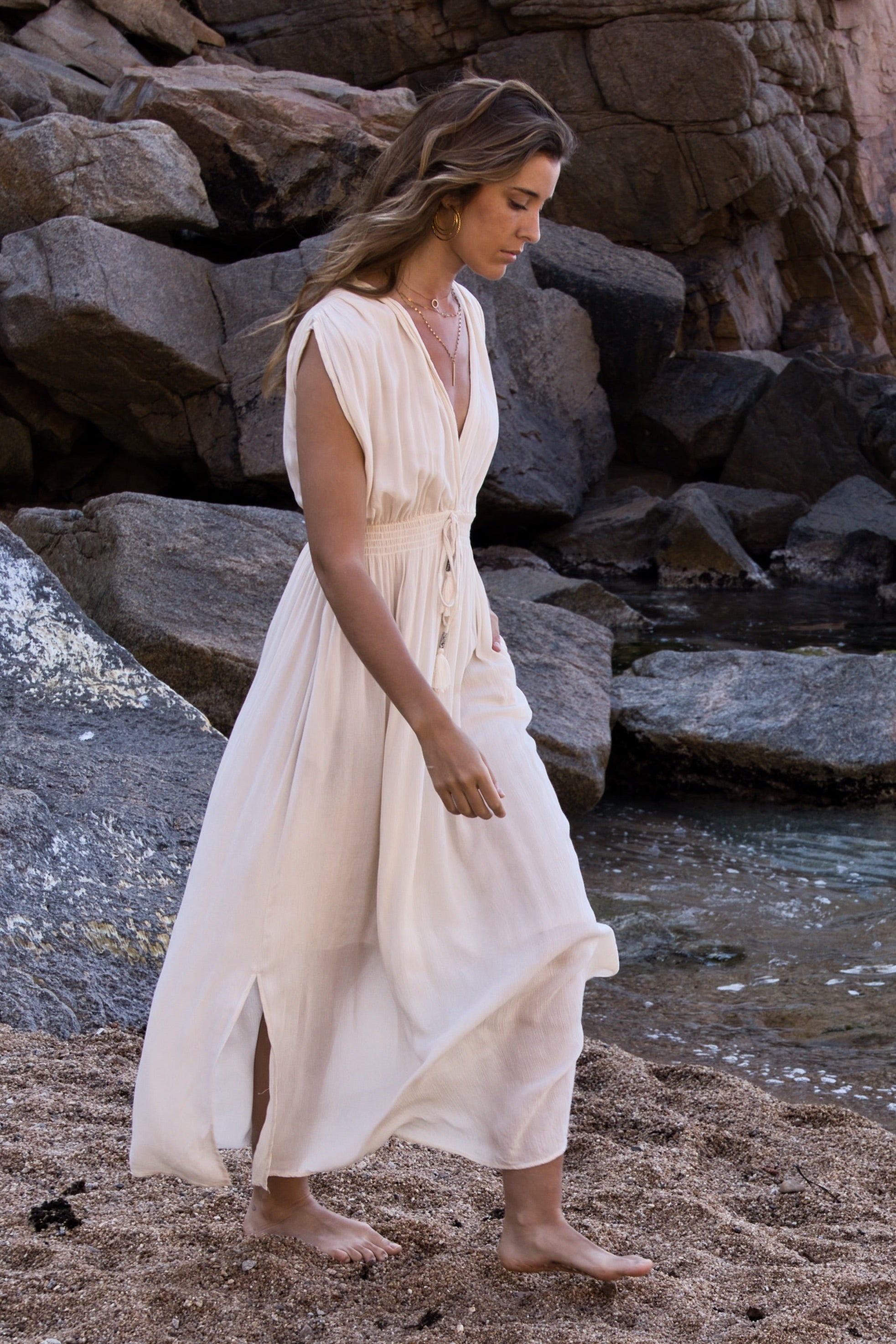 Vestido Fluido Brisa Natural