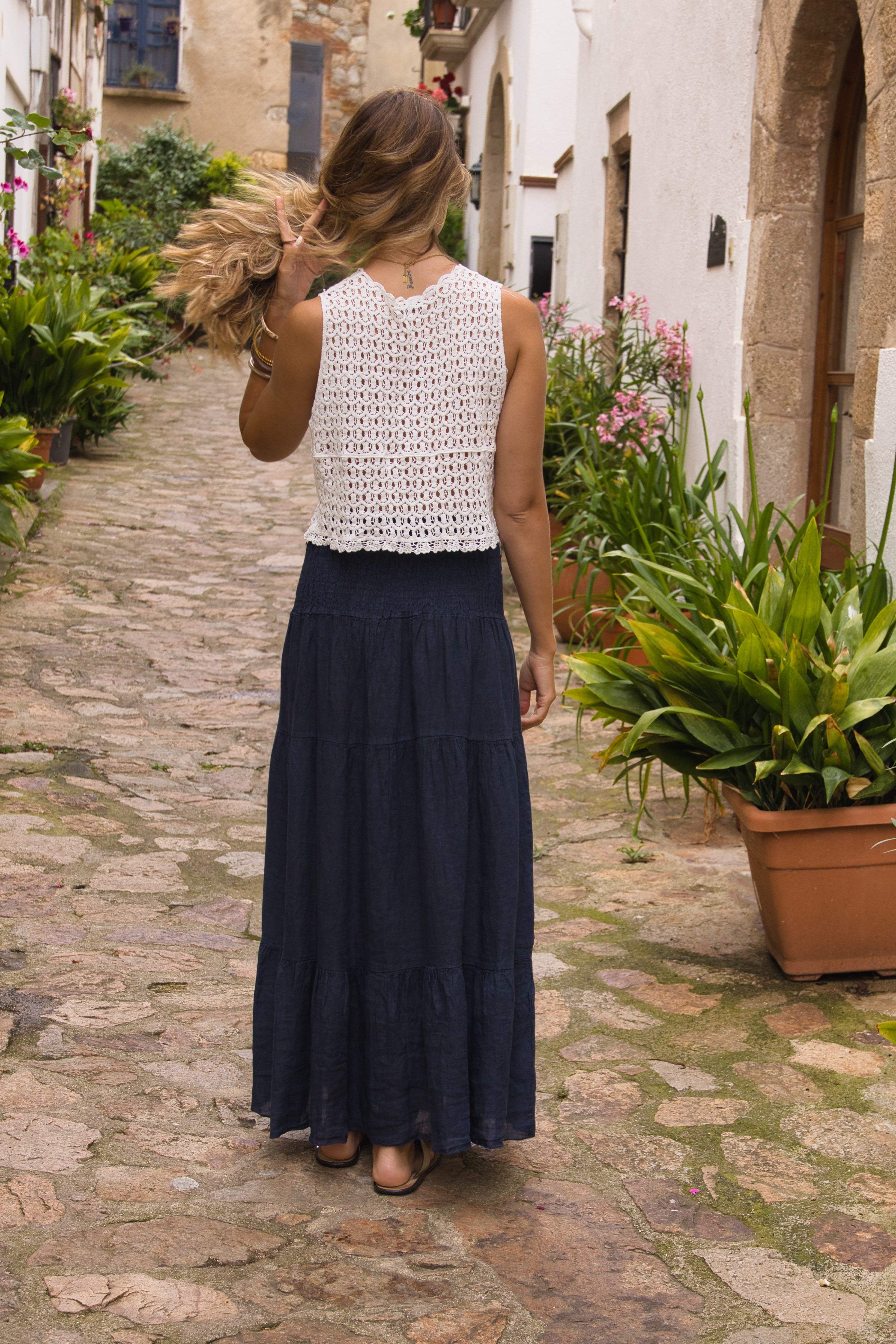 Falda Lino Anita