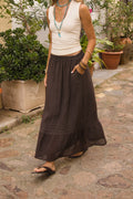 Falda Maxi Lino Boheme