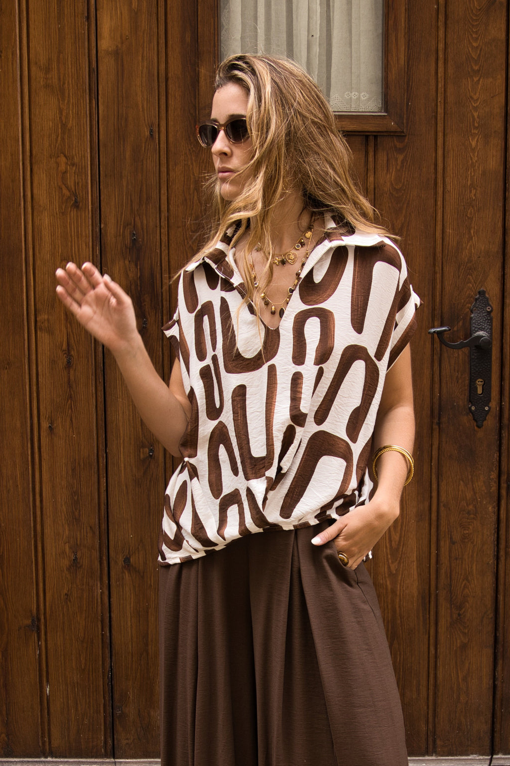 Blusa Étnica Cacao
