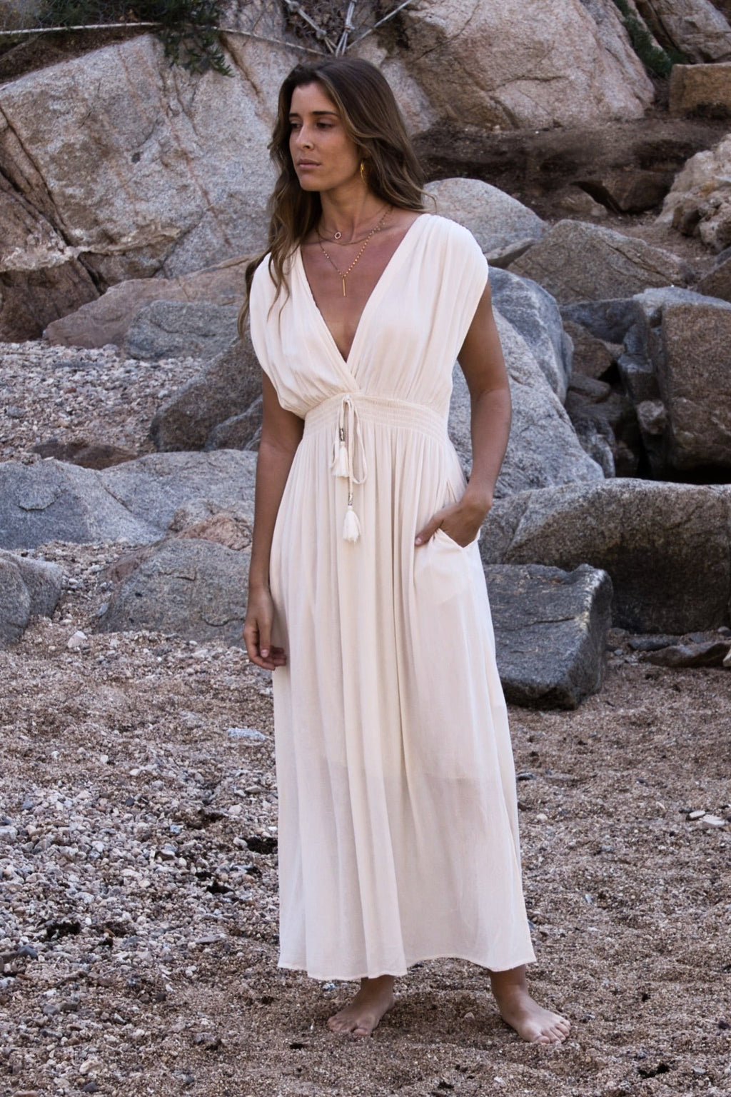 Vestido Fluido Brisa Natural