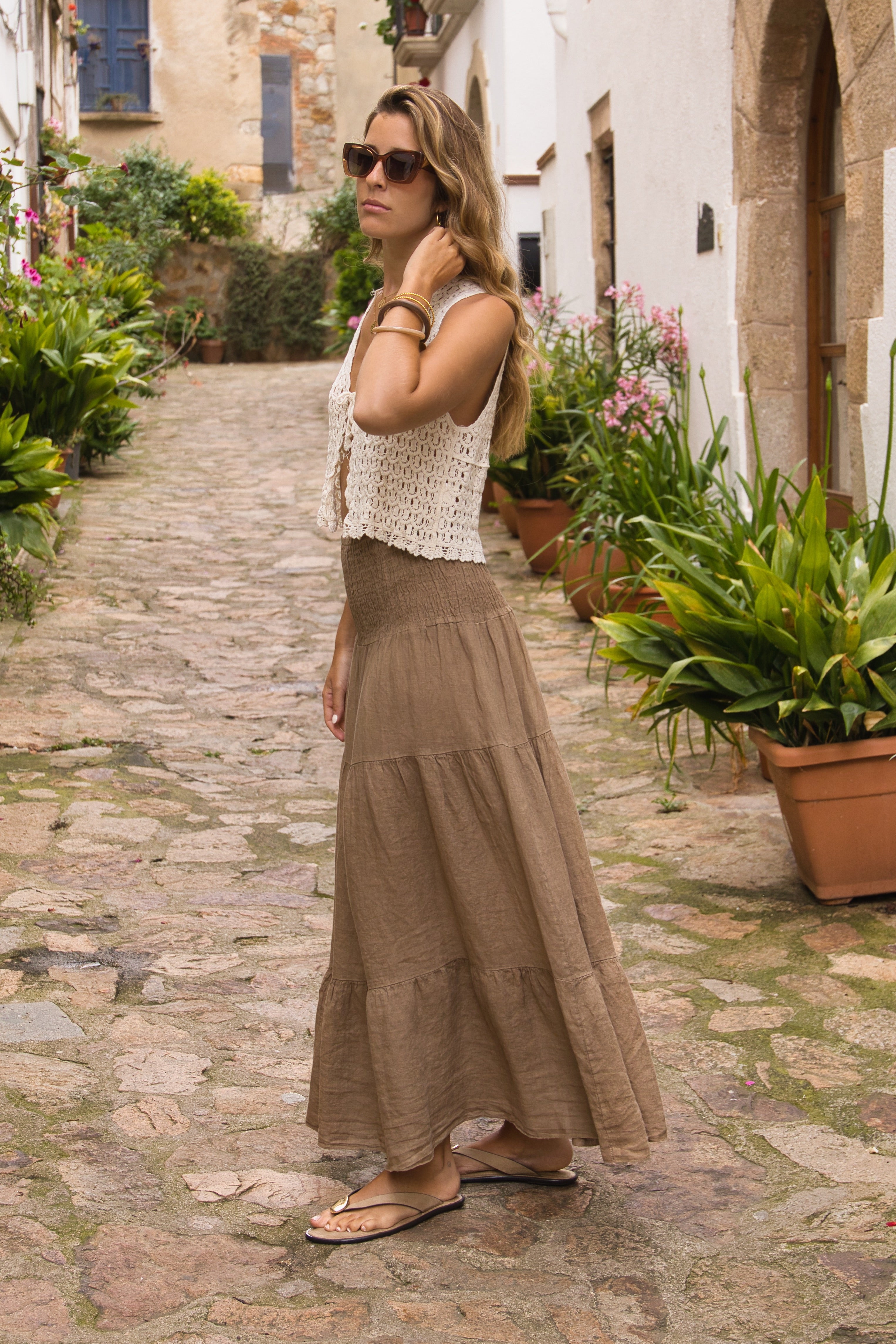 Falda Lino Anita