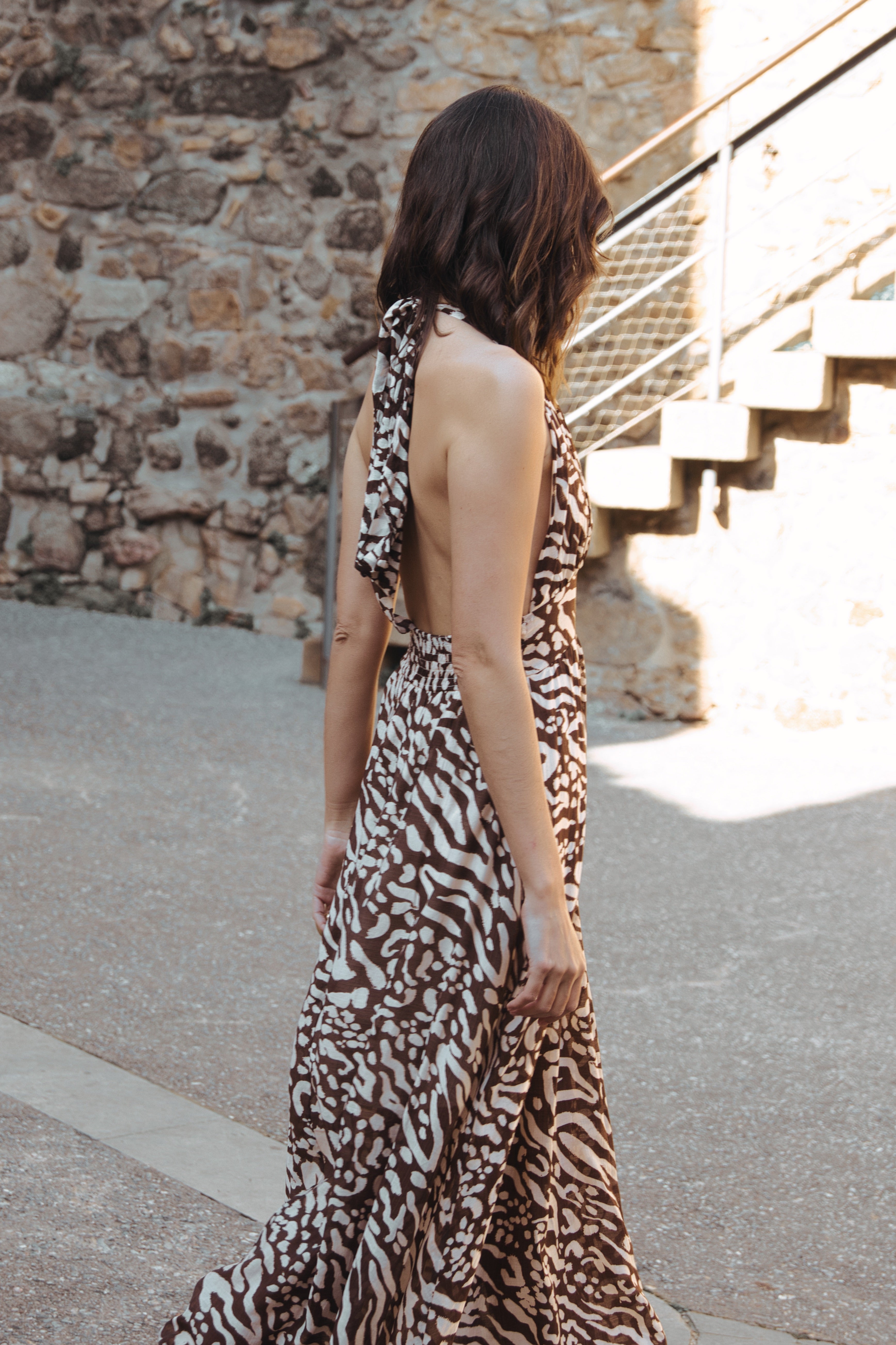 Vestido Safari Halter