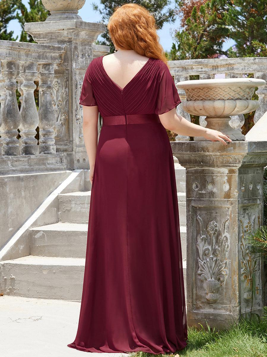 MONICA | Elegantes y vaporosos vestidos de dama de honor de gasa de cintura alta
