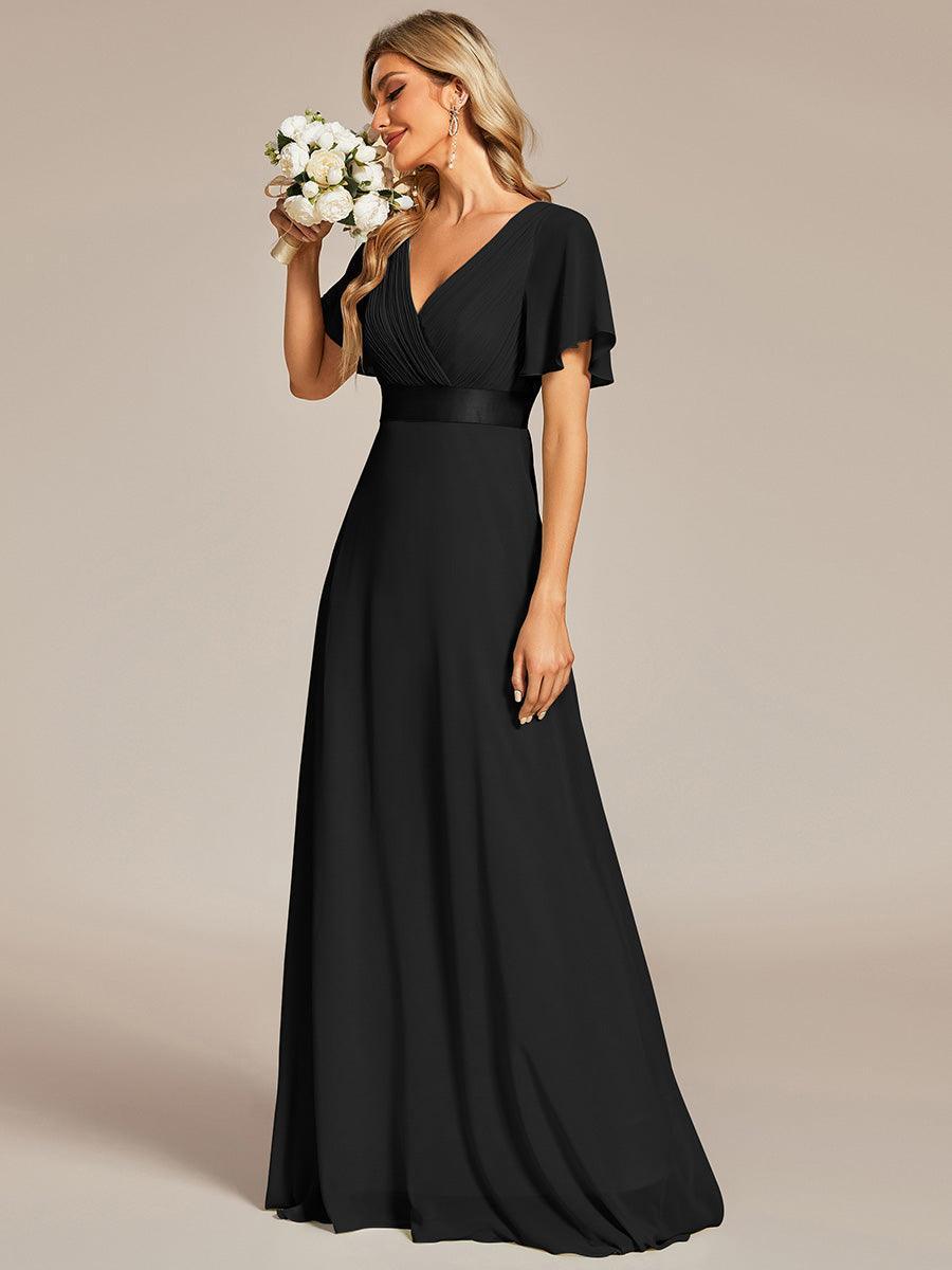 MONICA | Elegantes y vaporosos vestidos de dama de honor de gasa de cintura alta