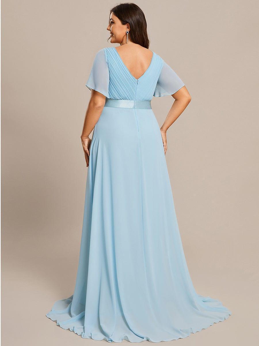 MONICA | Elegantes y vaporosos vestidos de dama de honor de gasa de cintura alta