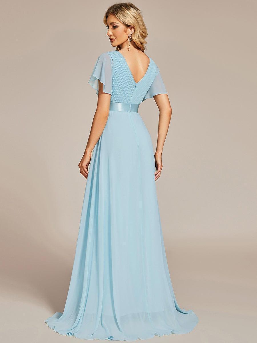 MONICA | Elegantes y vaporosos vestidos de dama de honor de gasa de cintura alta