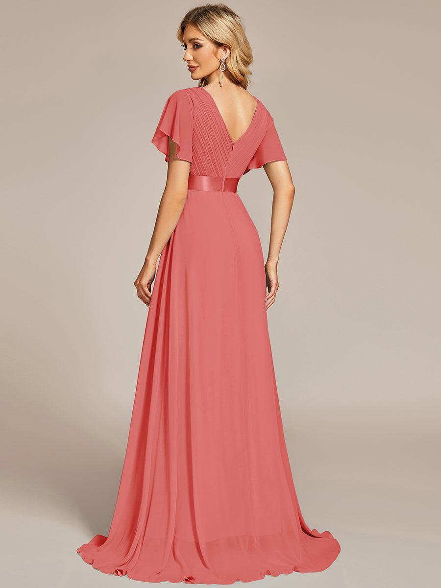 MONICA | Elegantes y vaporosos vestidos de dama de honor de gasa de cintura alta