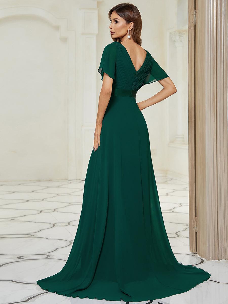 MONICA | Elegantes y vaporosos vestidos de dama de honor de gasa de cintura alta