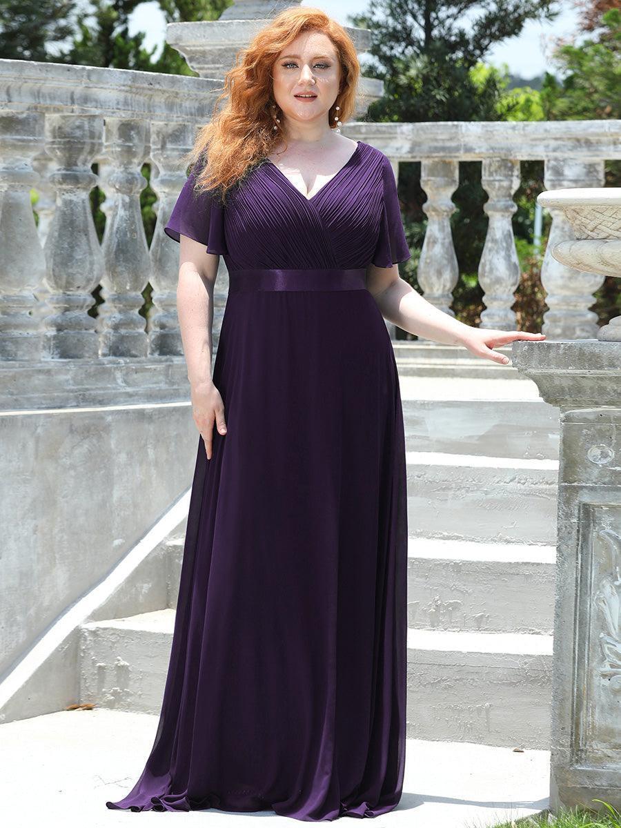 MONICA | Elegantes y vaporosos vestidos de dama de honor de gasa de cintura alta