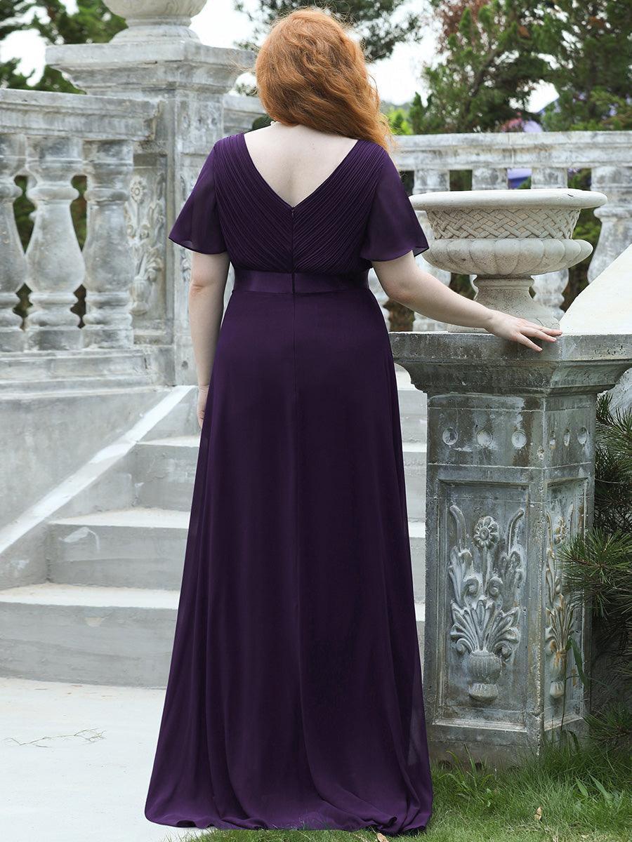 MONICA | Elegantes y vaporosos vestidos de dama de honor de gasa de cintura alta