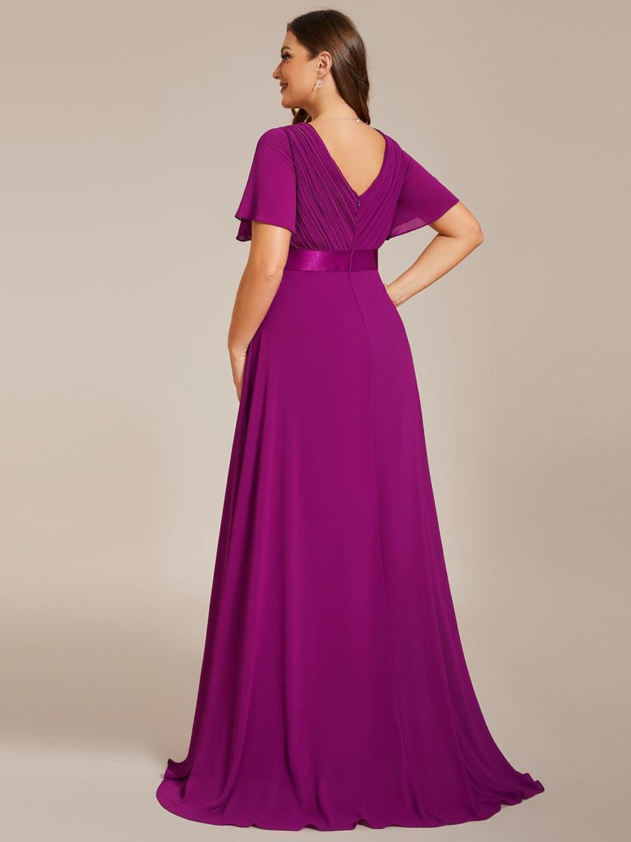 MONICA | Elegantes y vaporosos vestidos de dama de honor de gasa de cintura alta