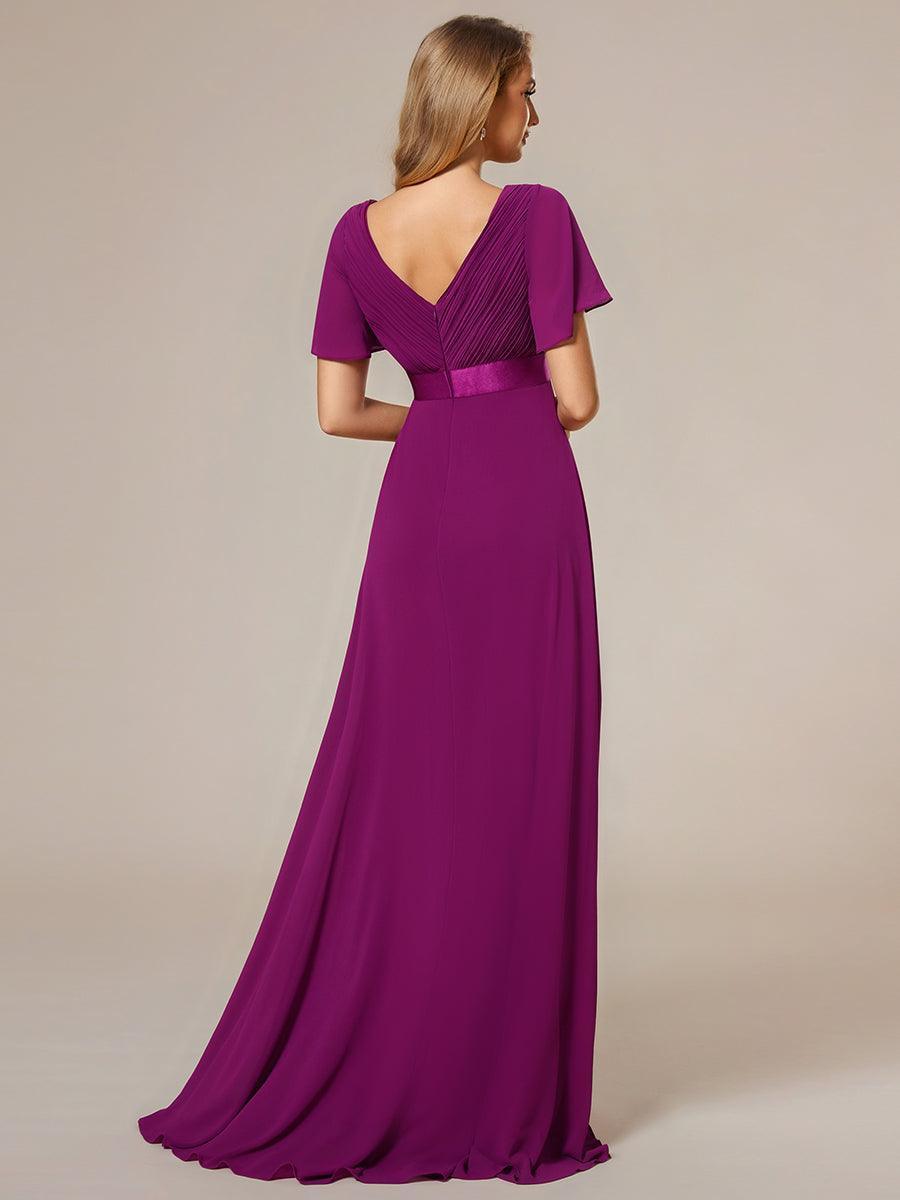 MONICA | Elegantes y vaporosos vestidos de dama de honor de gasa de cintura alta