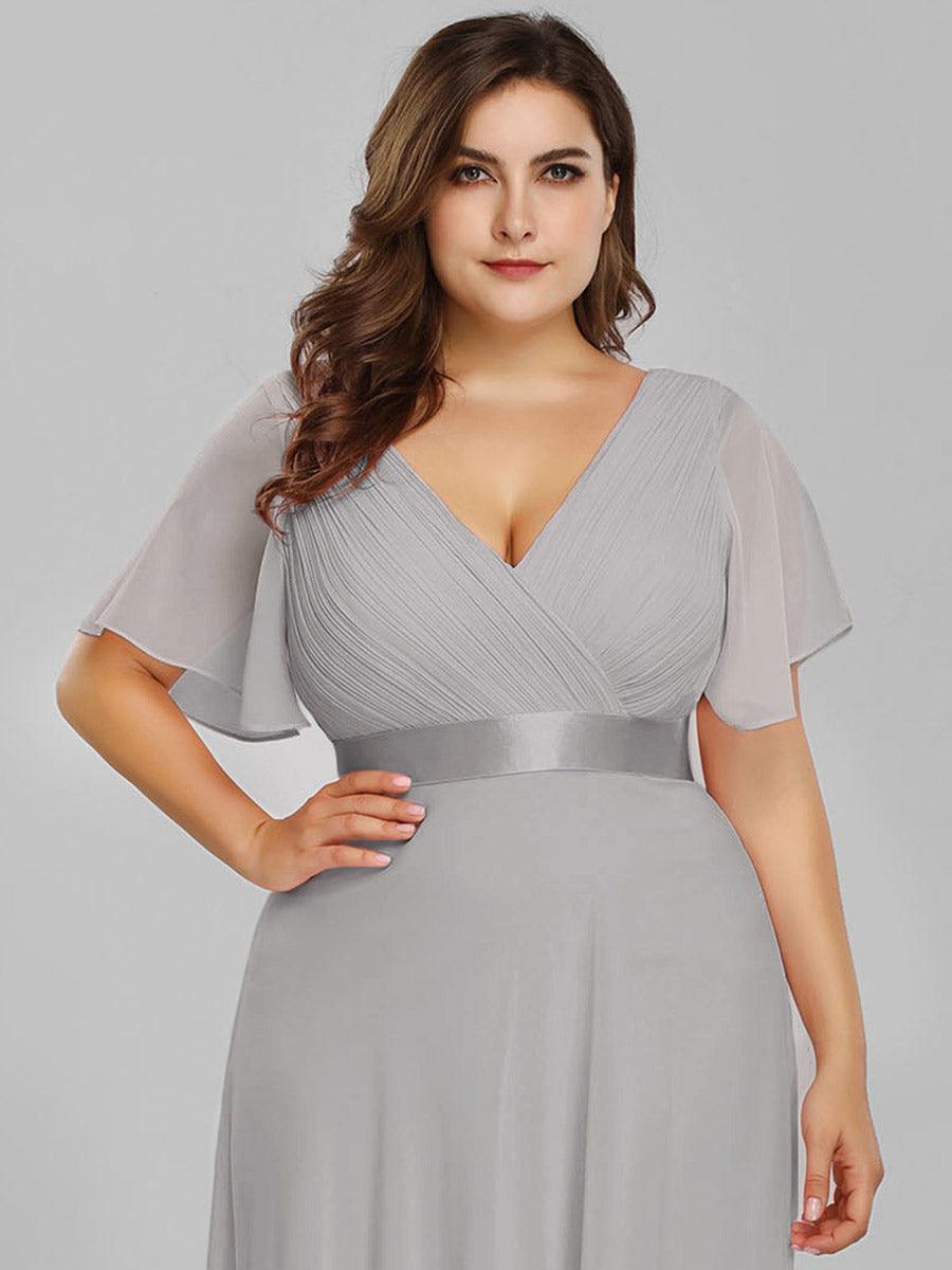 MONICA | Elegantes y vaporosos vestidos de dama de honor de gasa de cintura alta