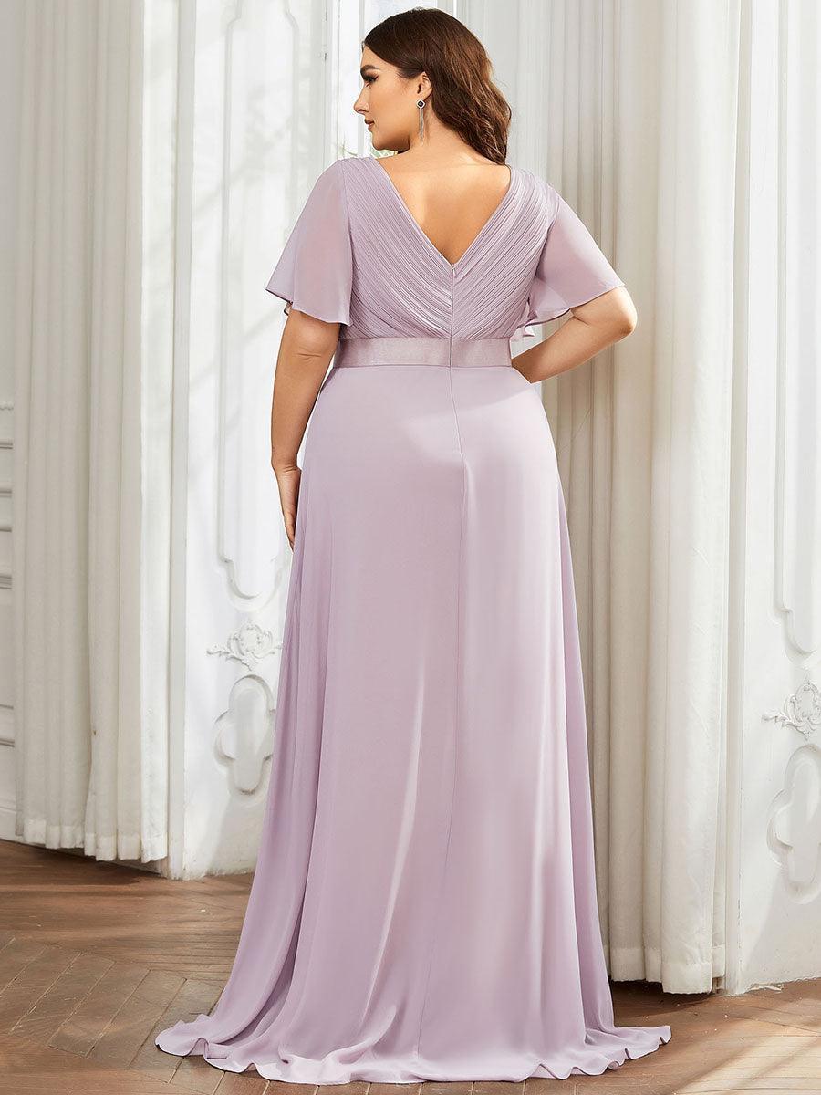 MONICA | Elegantes y vaporosos vestidos de dama de honor de gasa de cintura alta