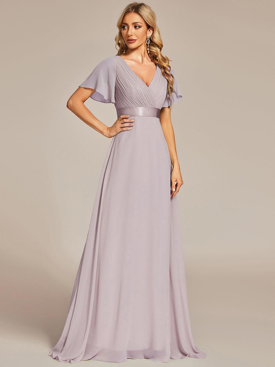 MONICA | Elegantes y vaporosos vestidos de dama de honor de gasa de cintura alta