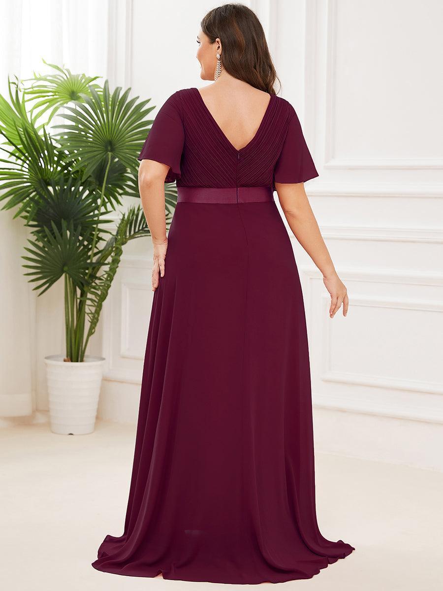 MONICA | Elegantes y vaporosos vestidos de dama de honor de gasa de cintura alta