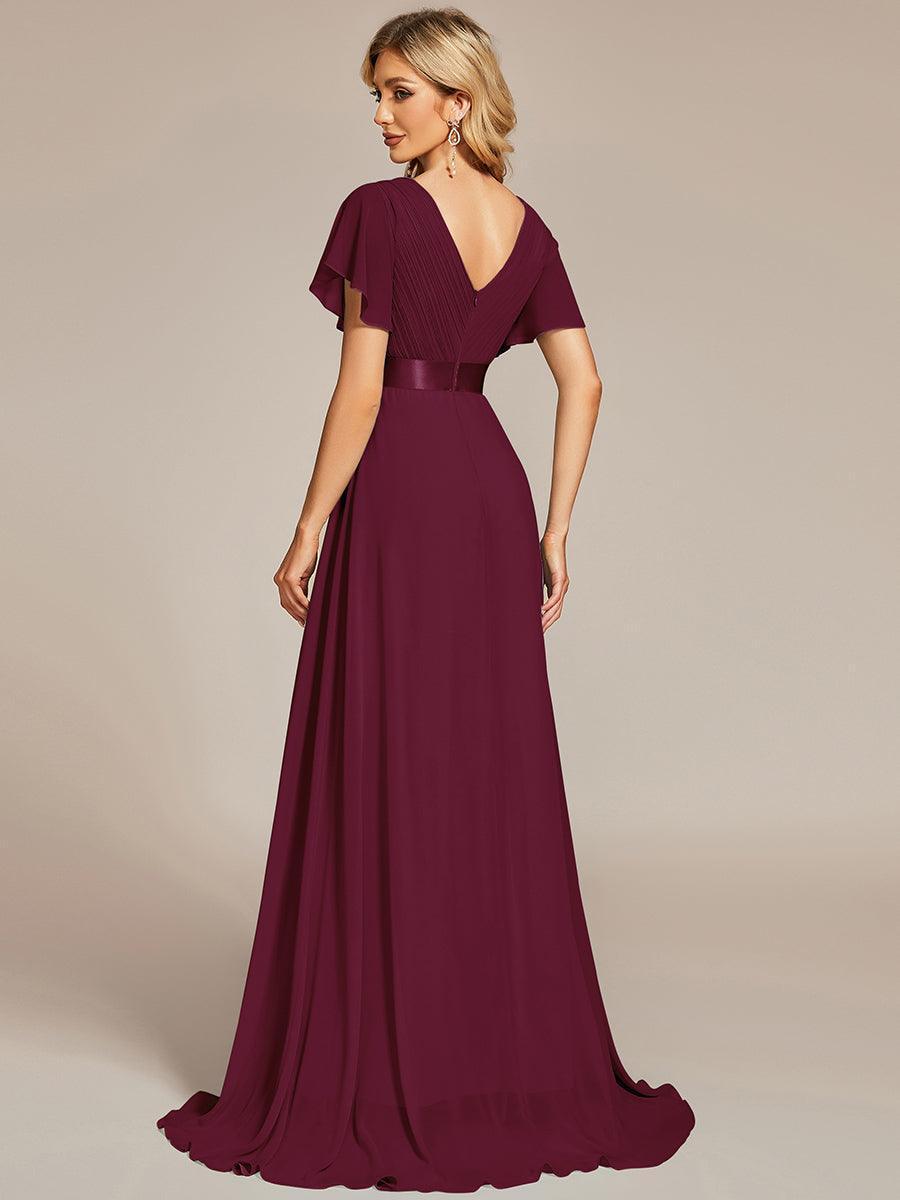 MONICA | Elegantes y vaporosos vestidos de dama de honor de gasa de cintura alta
