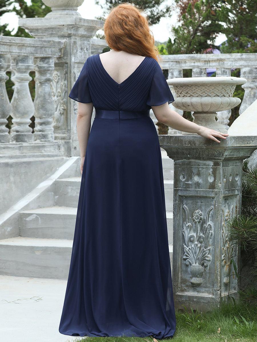 MONICA | Elegantes y vaporosos vestidos de dama de honor de gasa de cintura alta