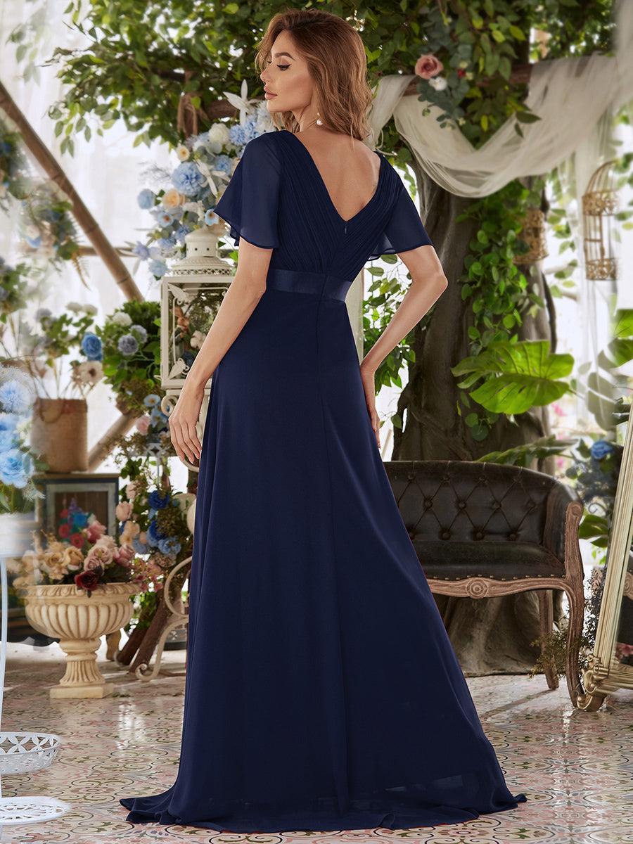 MONICA | Elegantes y vaporosos vestidos de dama de honor de gasa de cintura alta