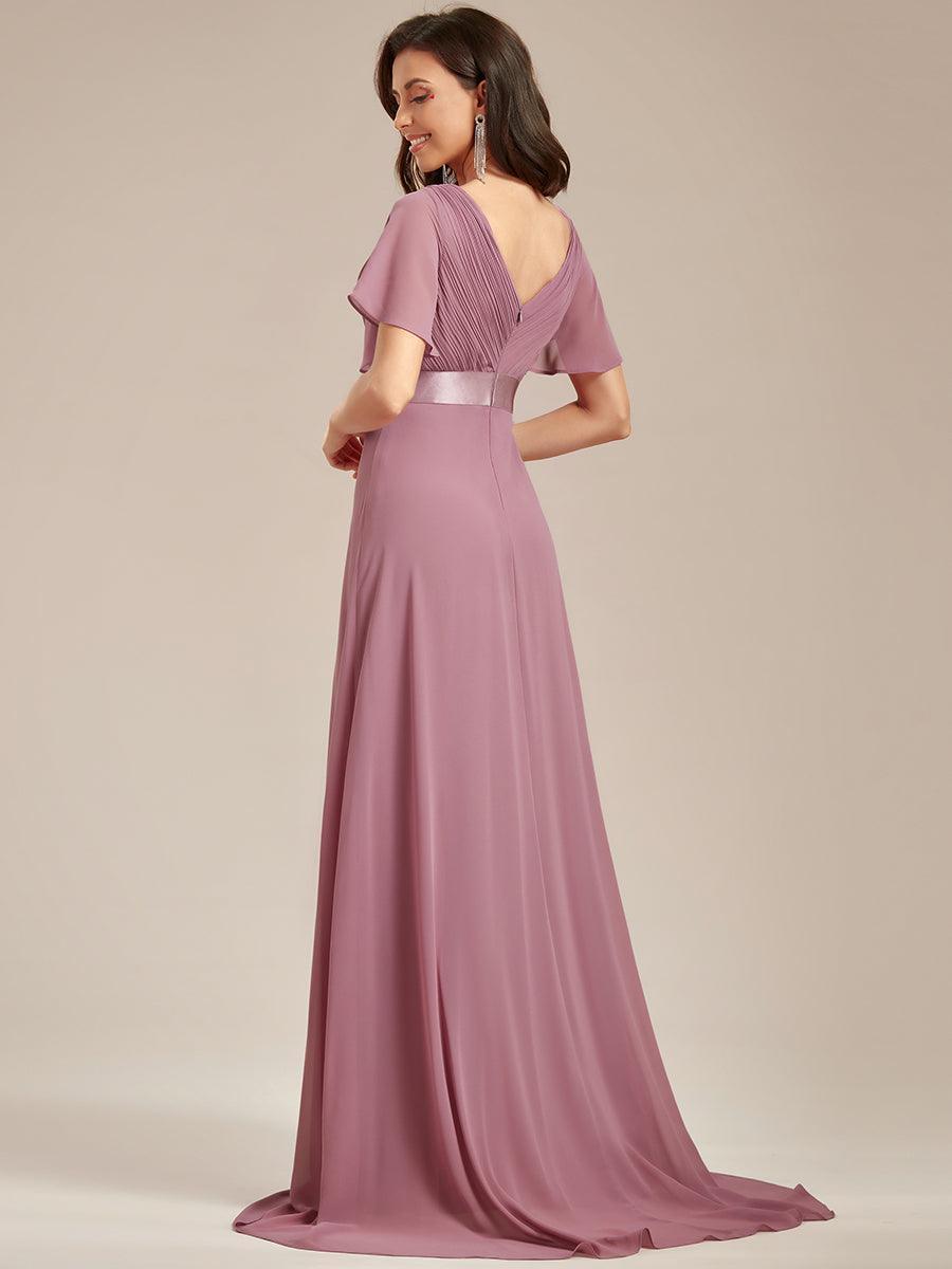 MONICA | Elegantes y vaporosos vestidos de dama de honor de gasa de cintura alta