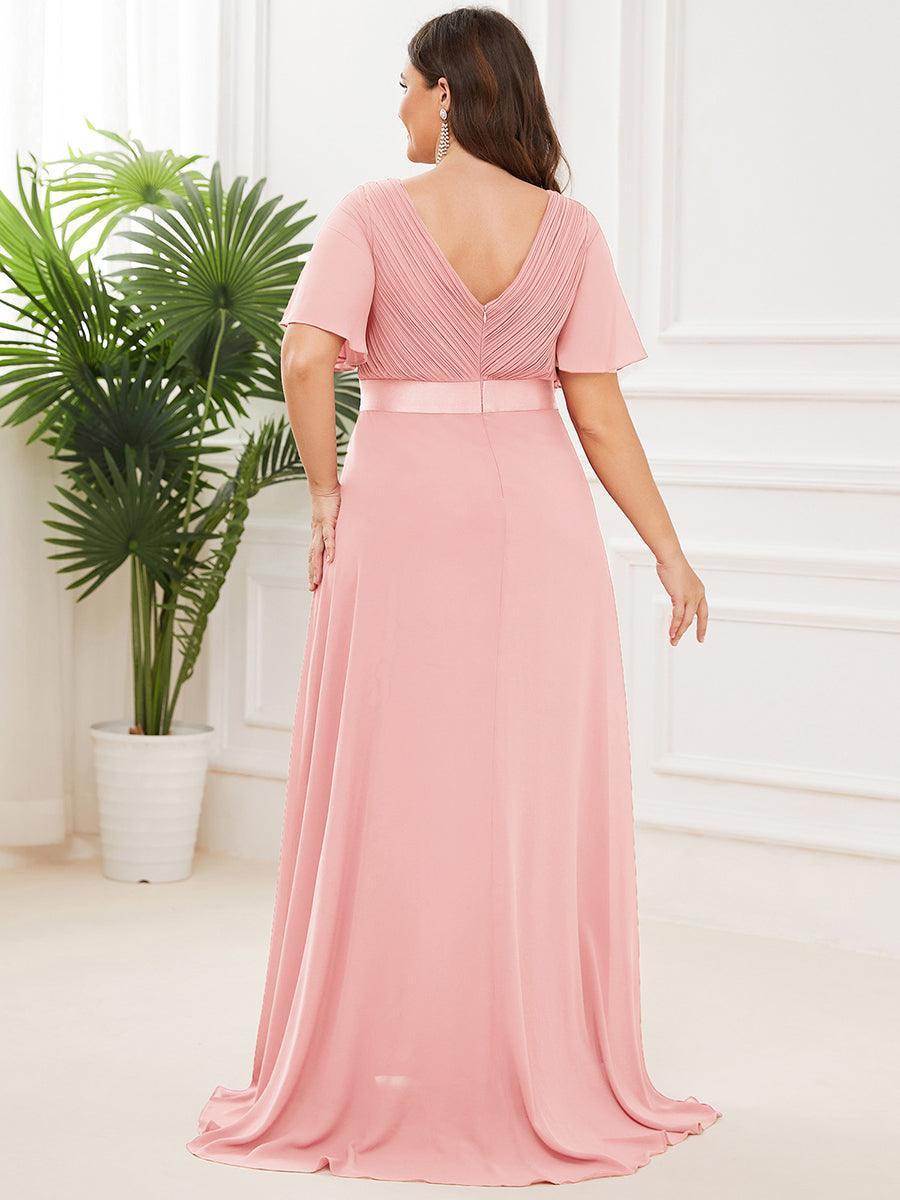 MONICA | Elegantes y vaporosos vestidos de dama de honor de gasa de cintura alta
