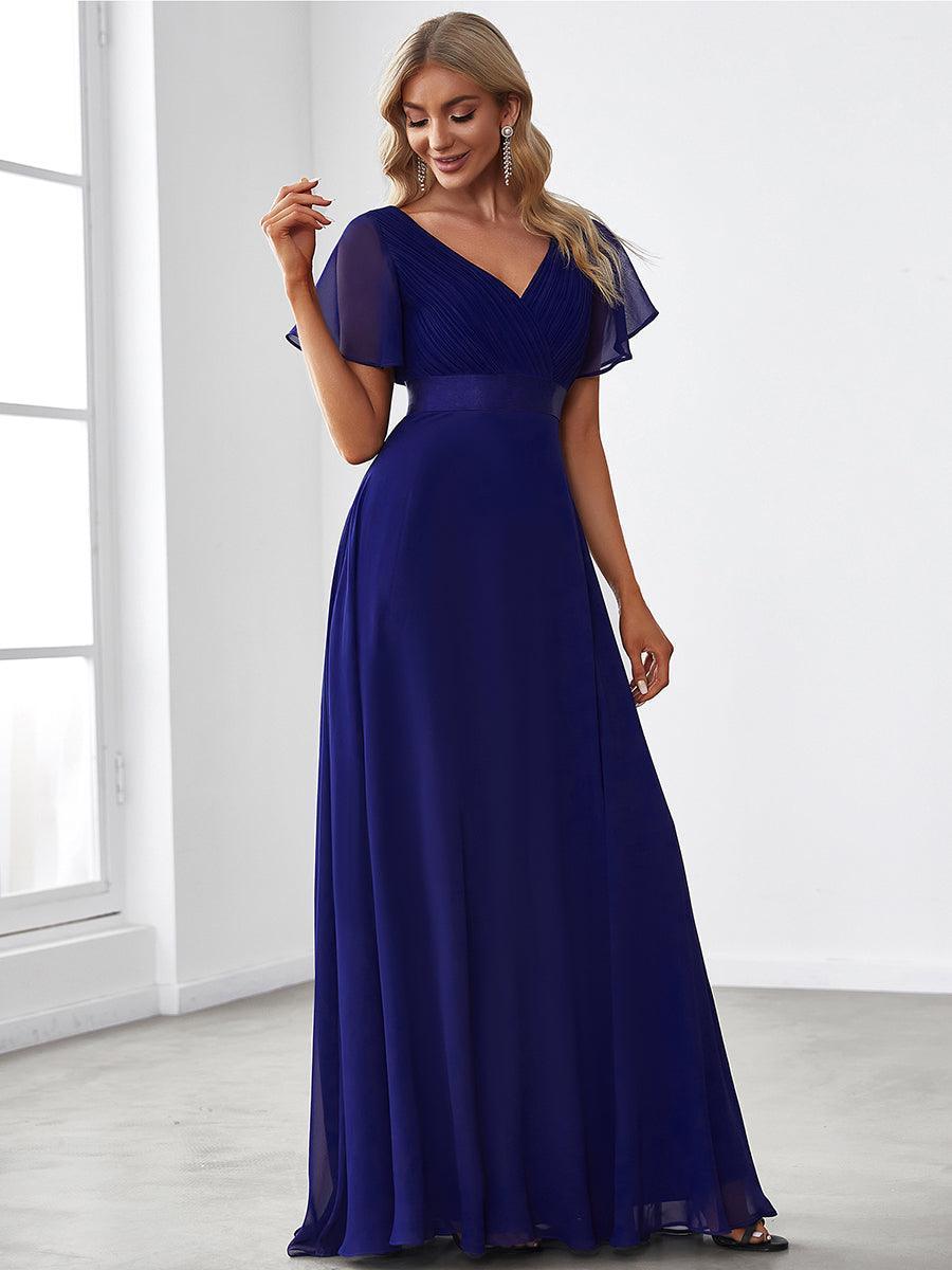 MONICA | Elegantes y vaporosos vestidos de dama de honor de gasa de cintura alta