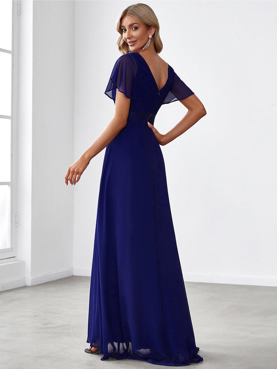 MONICA | Elegantes y vaporosos vestidos de dama de honor de gasa de cintura alta