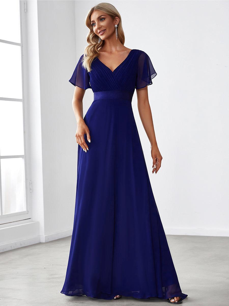 MONICA | Elegantes y vaporosos vestidos de dama de honor de gasa de cintura alta