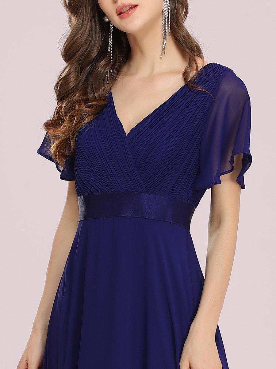 MONICA | Elegantes y vaporosos vestidos de dama de honor de gasa de cintura alta