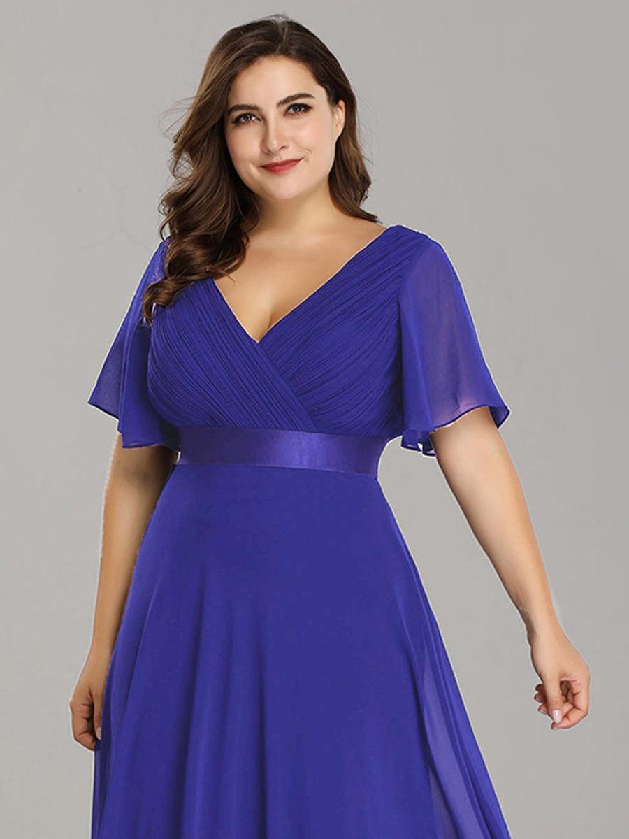 MONICA | Elegantes y vaporosos vestidos de dama de honor de gasa de cintura alta