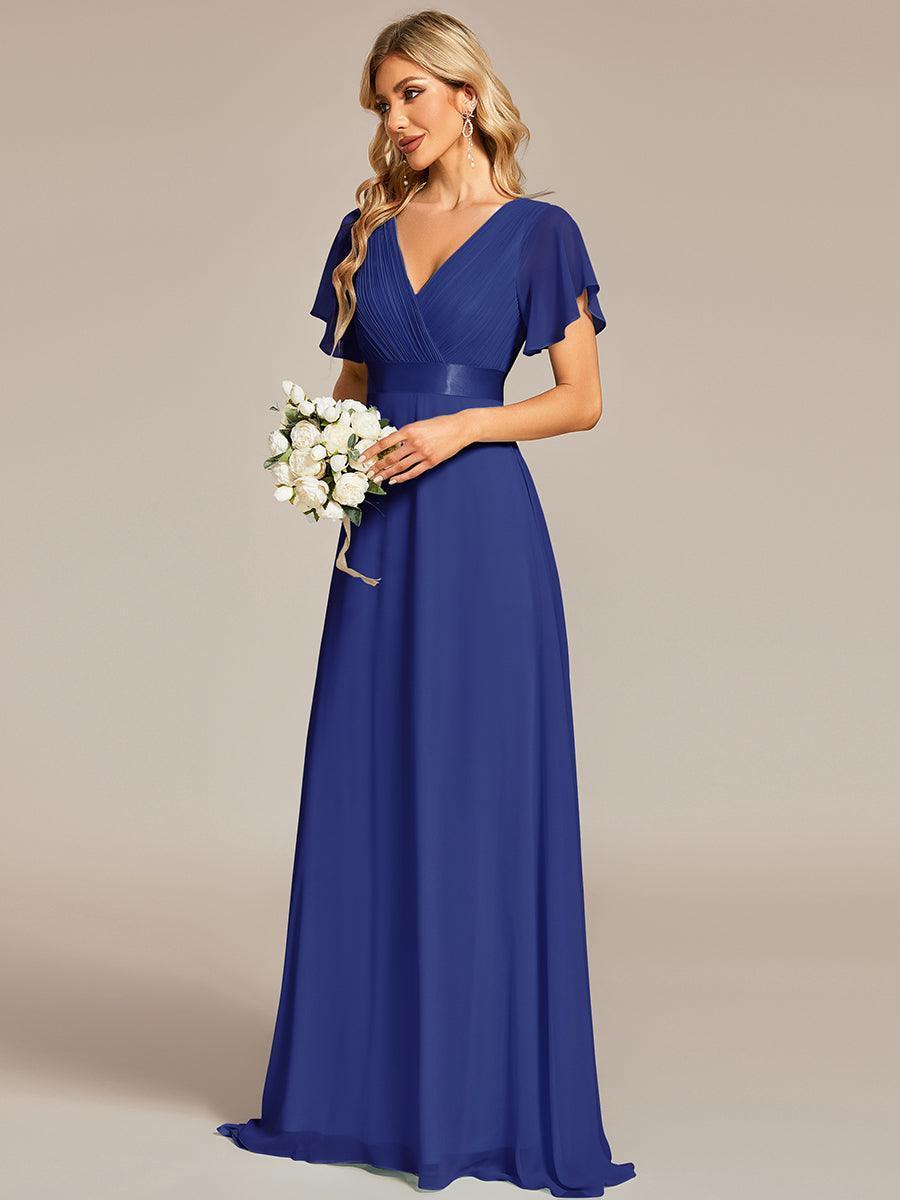 MONICA | Elegantes y vaporosos vestidos de dama de honor de gasa de cintura alta