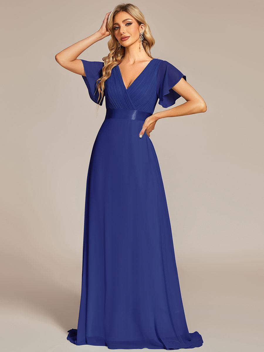 MONICA | Elegantes y vaporosos vestidos de dama de honor de gasa de cintura alta