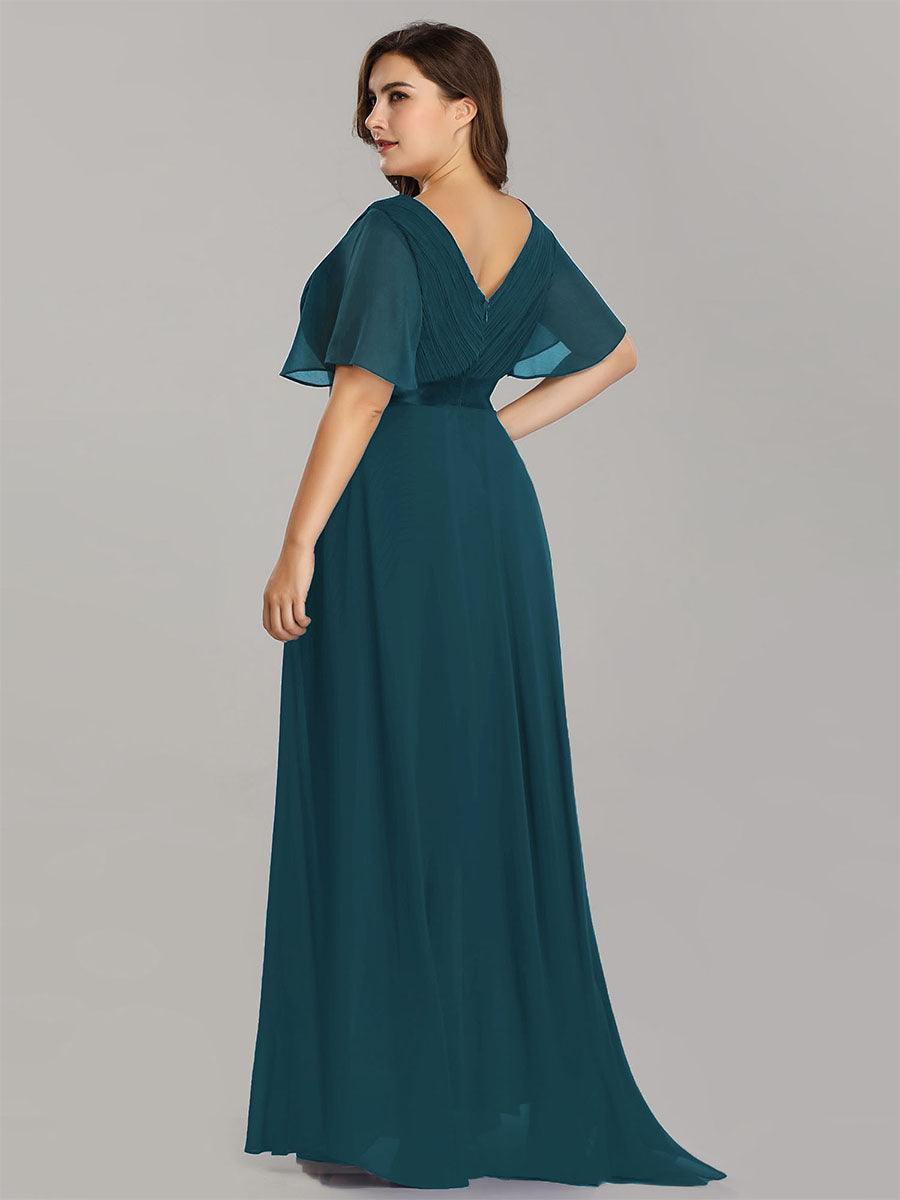 MONICA | Elegantes y vaporosos vestidos de dama de honor de gasa de cintura alta