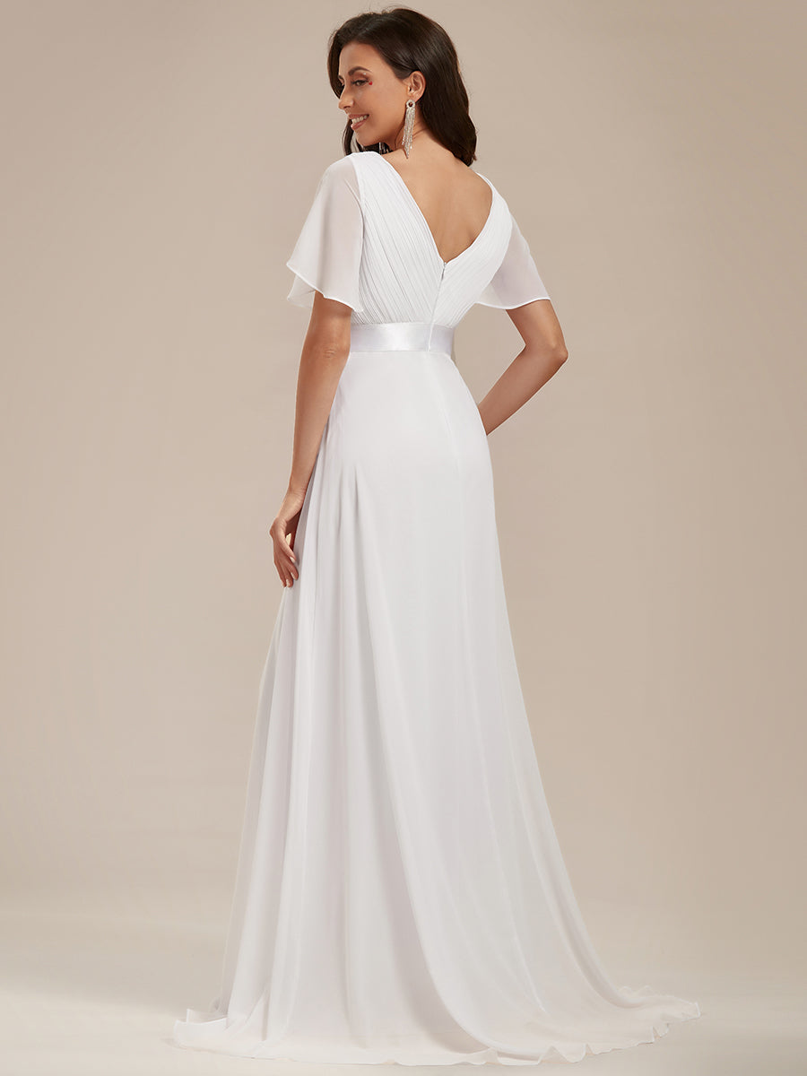 MONICA | Elegantes y vaporosos vestidos de dama de honor de gasa de cintura alta