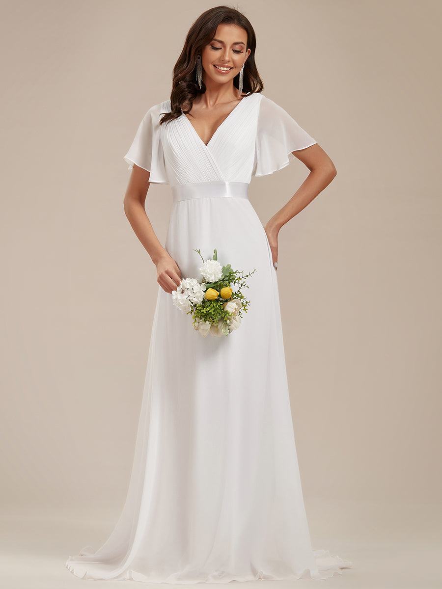 MONICA | Elegantes y vaporosos vestidos de dama de honor de gasa de cintura alta