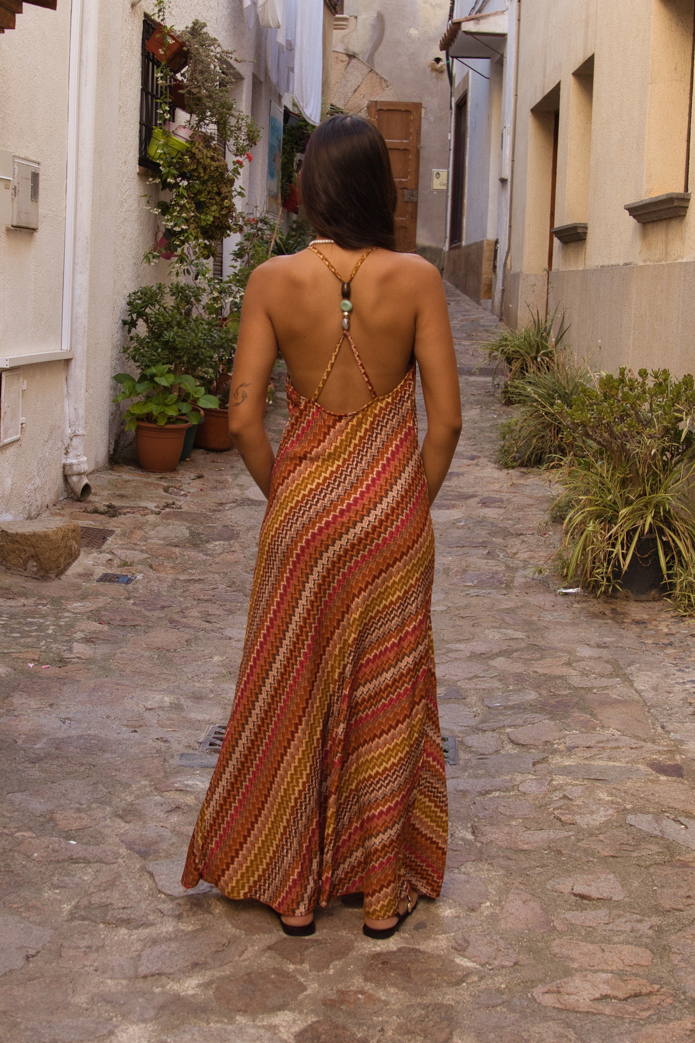 Vestido Sunset Zigzag