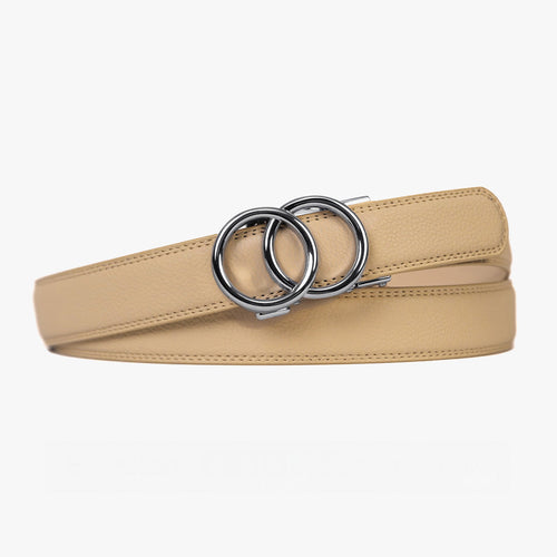 CINTURON MODERNO | BEIGE