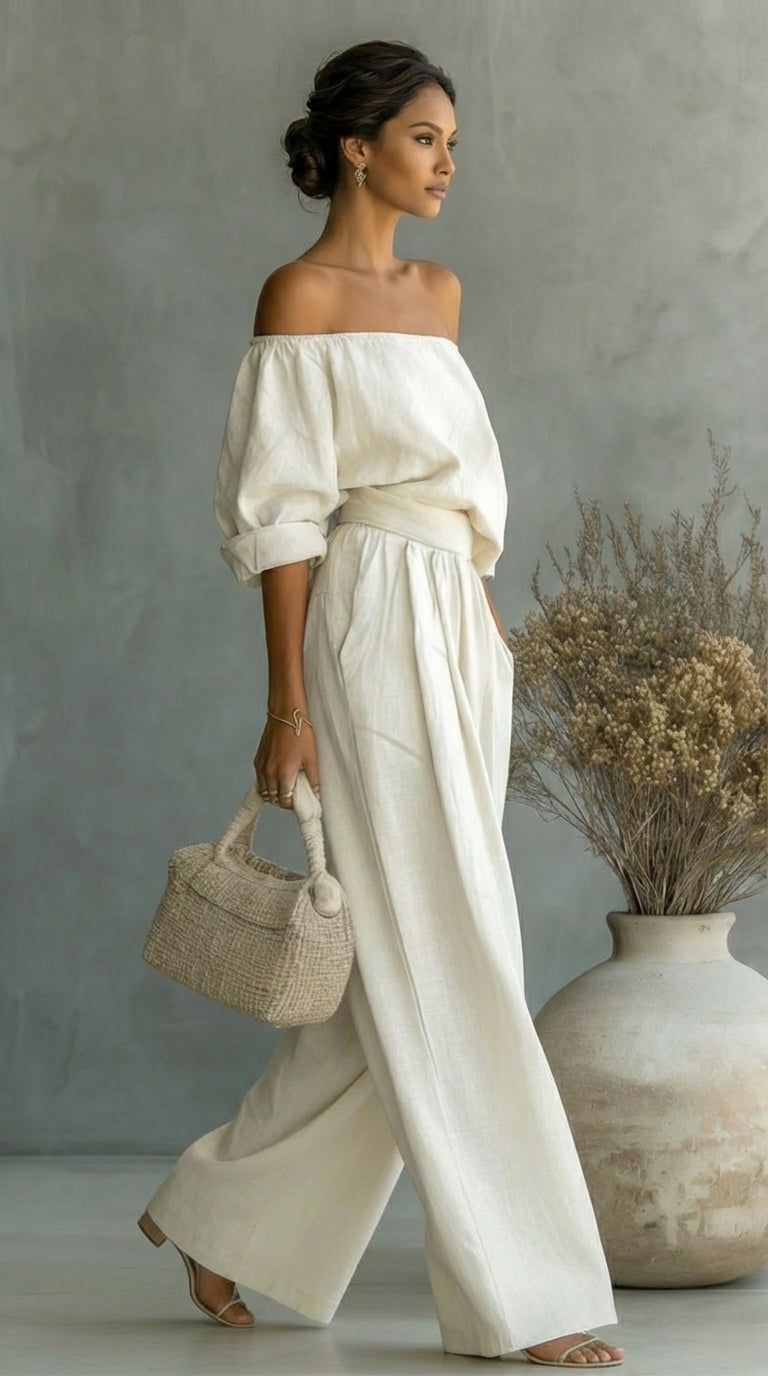 Liliána™ | Conjunto exclusivo con efecto de tela para un verano con estilo