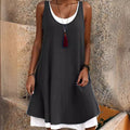 Vestido informal de mujer sin mangas para mujer