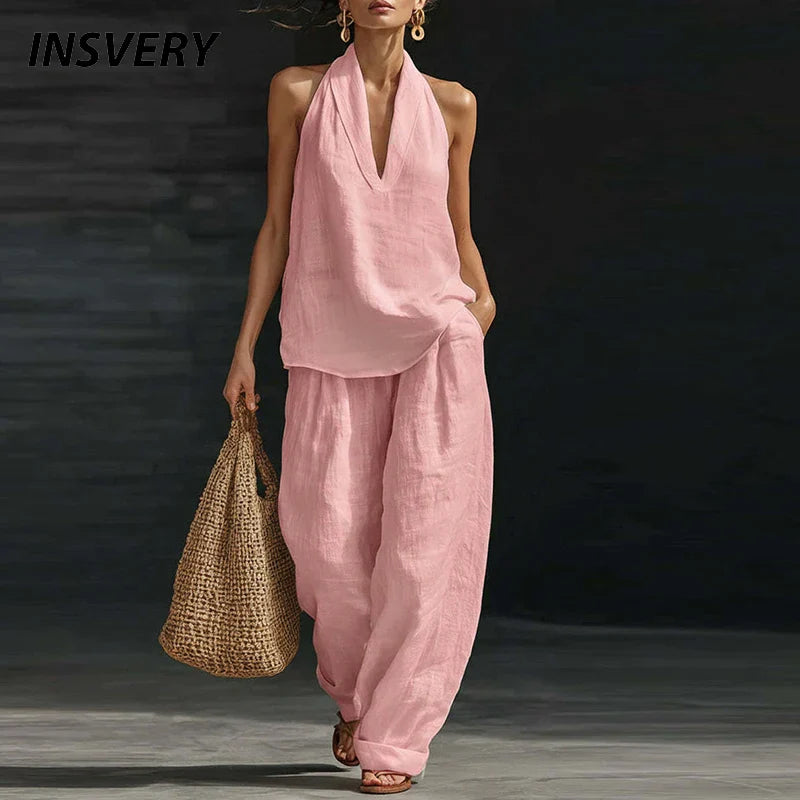 Conjunto de dos Piezas para Primavera/Verano