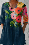 Gloria | Blusa larga con escote en V