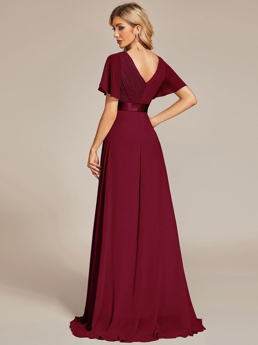 MONICA | Elegantes y vaporosos vestidos de dama de honor de gasa de cintura alta