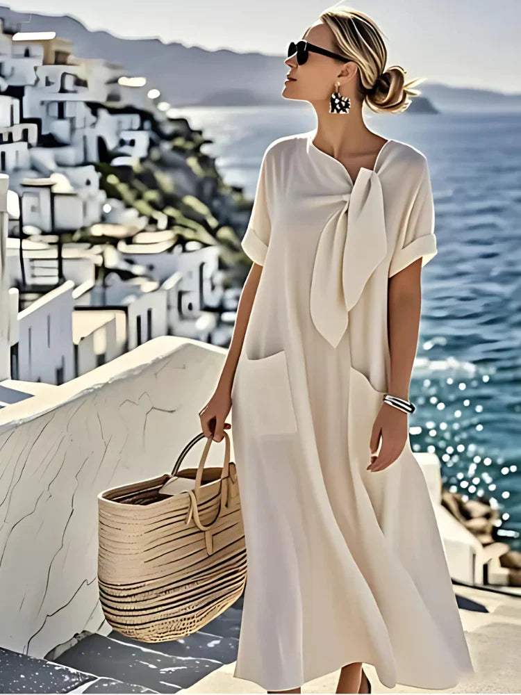 Vestido Elegante con Bolsillos