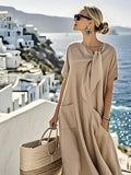 Vestido Elegante con Bolsillos