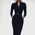 Beatriz | Vestido Negro Refinado