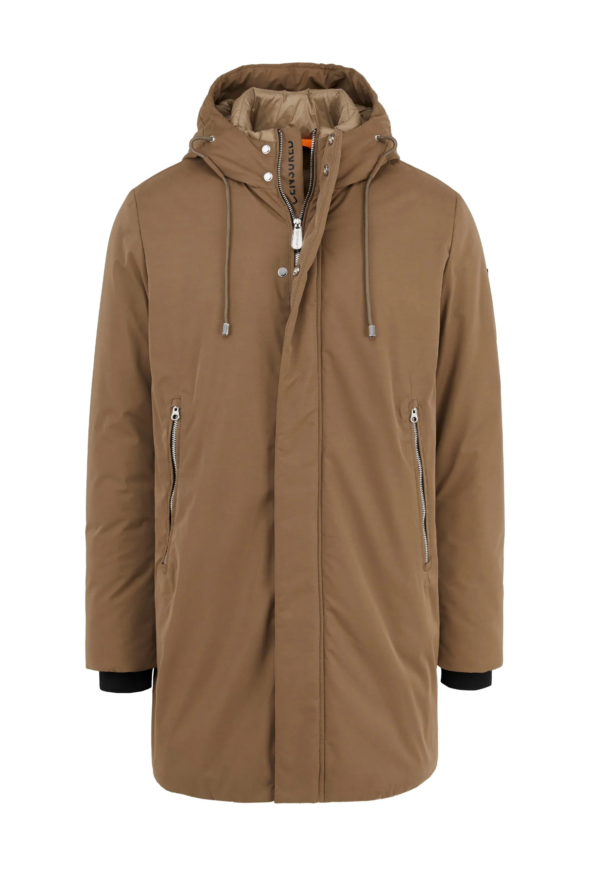 Parka Larga con Capucha