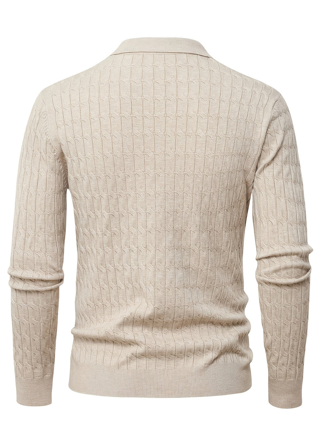 Suéter de cuello polo para hombre